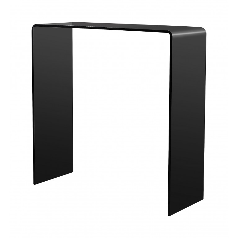 Black glass console table - Glass Tables Online