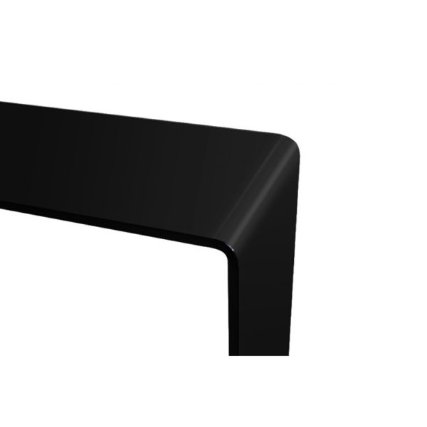 Black glass console table - Glass Tables Online