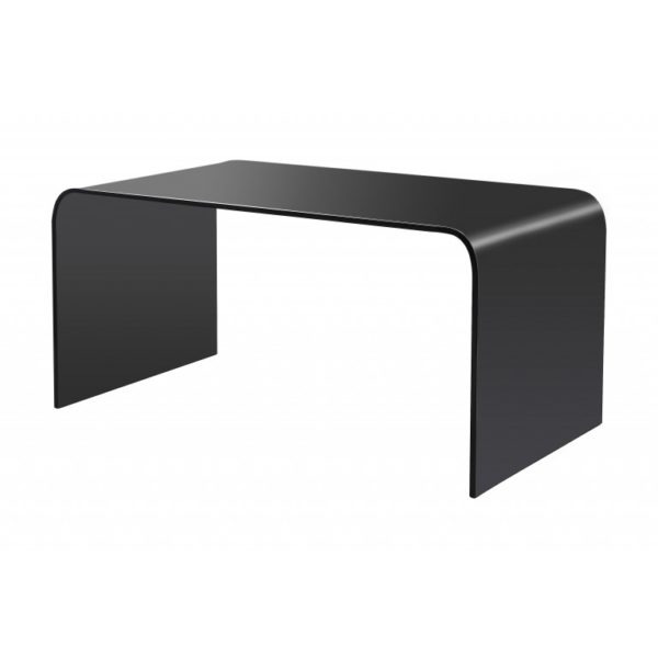 long black glass nested curved tables