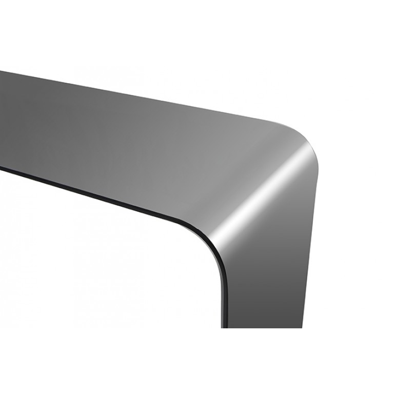 Smoked grey glass console table - Glass Tables Online