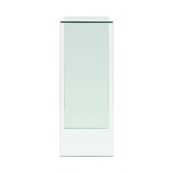 extra small clear glass console table - Glass Tables Online