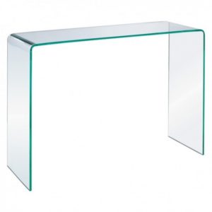 extra large clear glass console table - Glass Tables Online