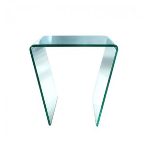 angled-glass-side-table - Glass Tables Online