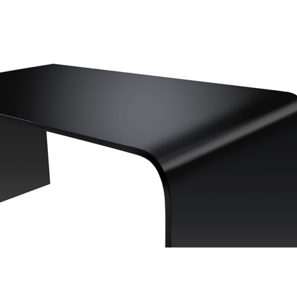 Black glass coffee table - Glass Tables Online
